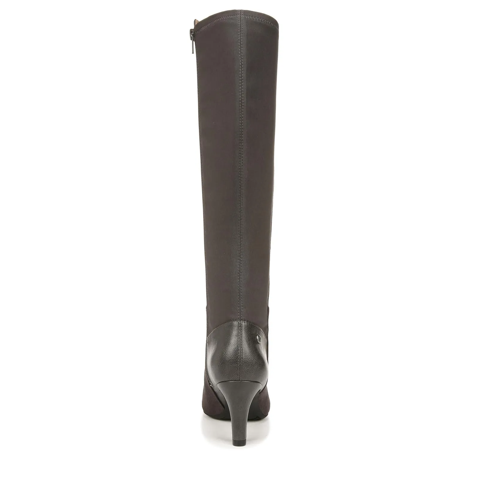 LifeStride Womens Gracie High Heeled Tall Boots Stone Grey 7 W