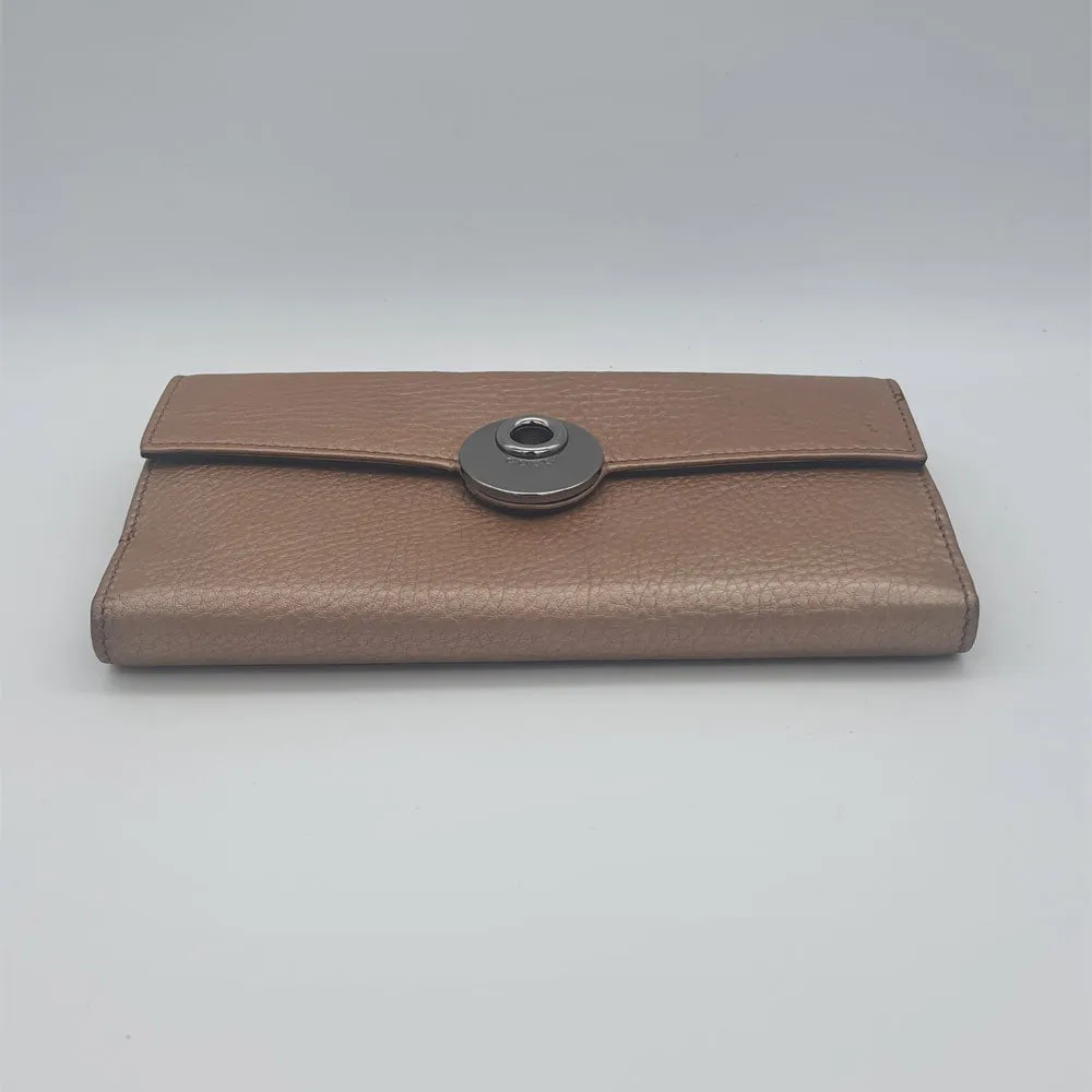 Light Bronze Long Wallet
