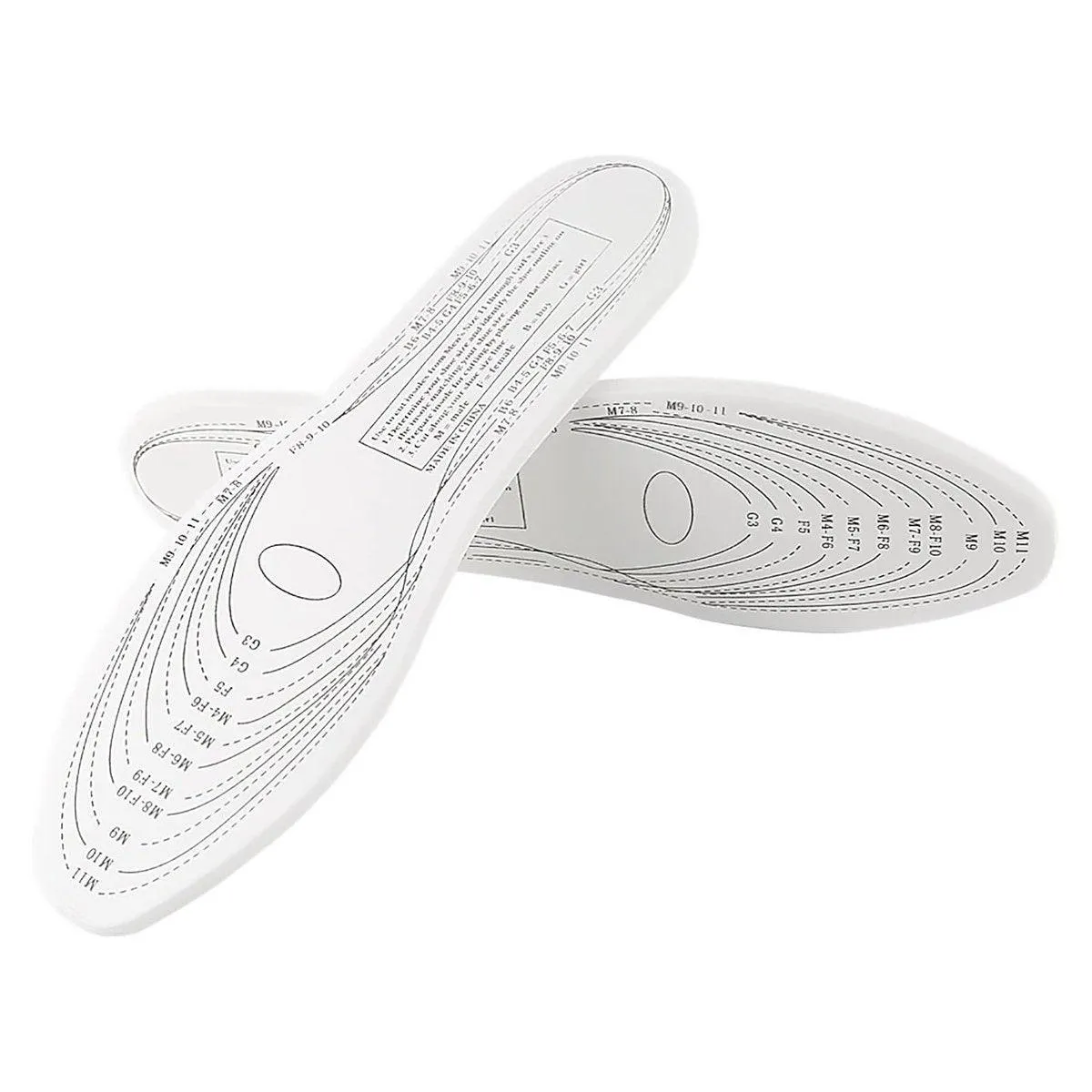 Lightweight Memory Foam Insoles Unisex All Day Comfort Shoe Inserts Arch Support