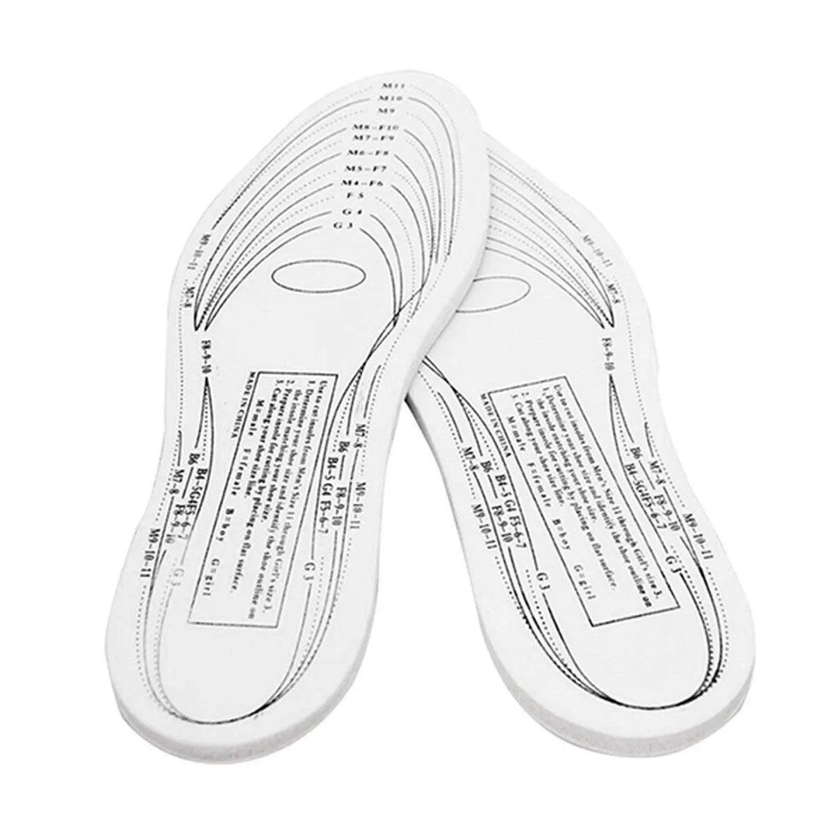 Lightweight Memory Foam Insoles Unisex All Day Comfort Shoe Inserts Arch Support