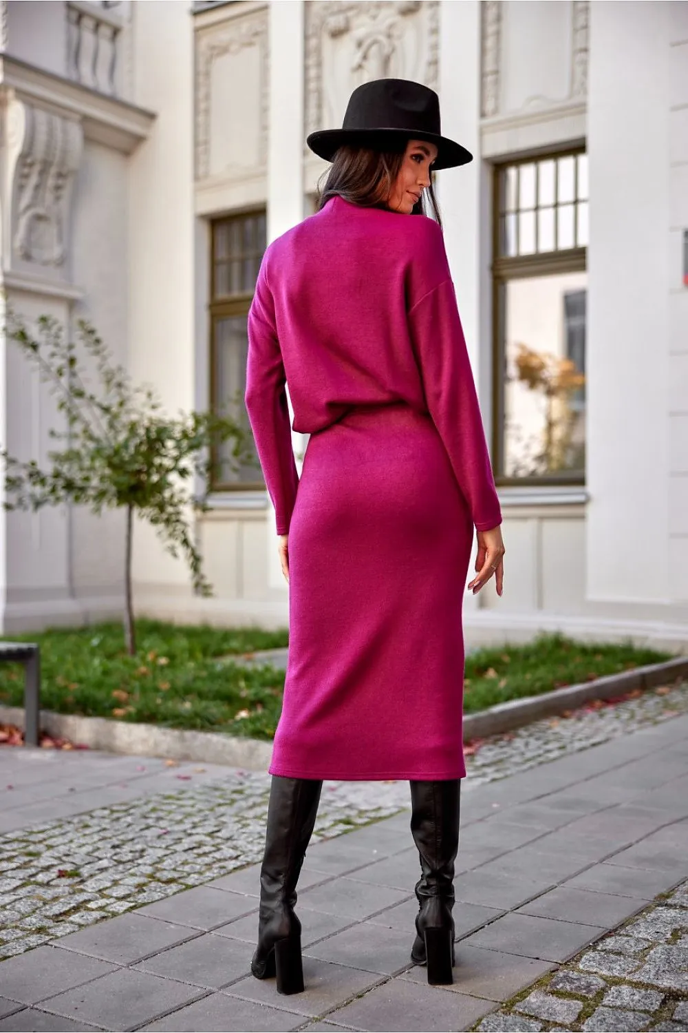 Long sleeves turtleneck blouse