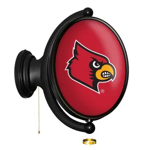 Louisville Cardinals: Original Oval Rotating Lighted Wall Sign
