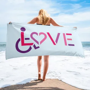 LOVE (for the Special Needs Community) Beach Towel
