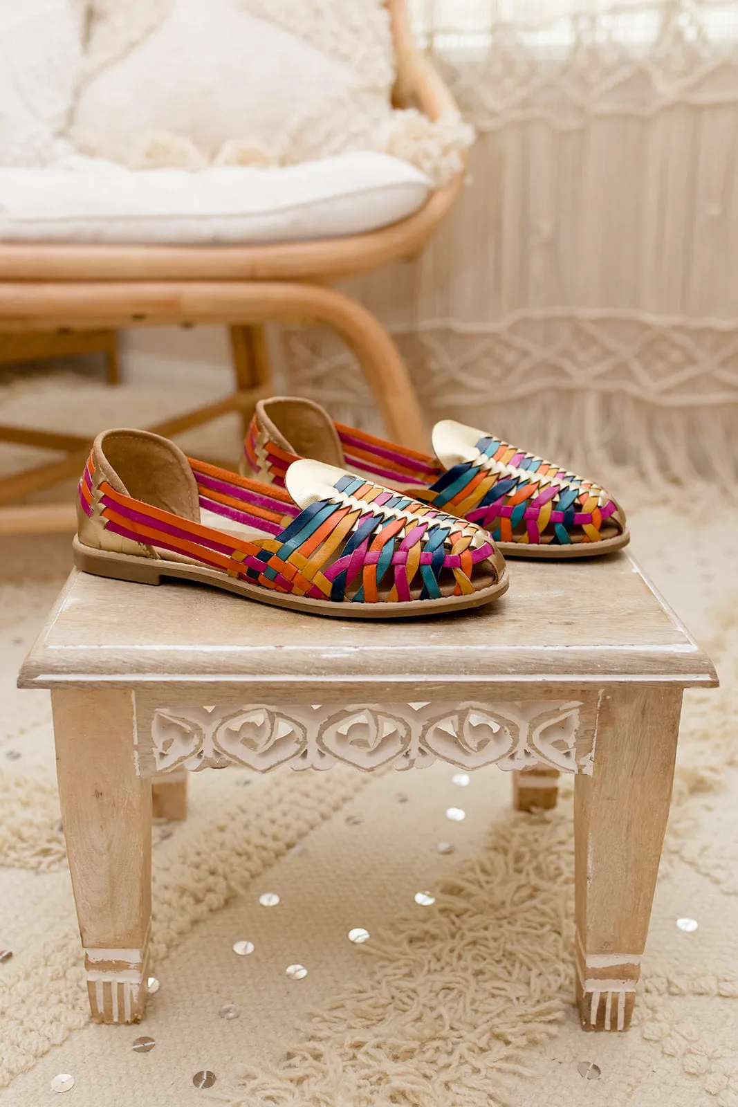 Lucia Mexican Leather Huaraches