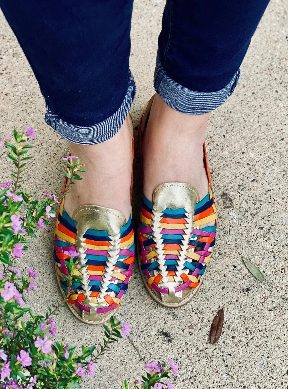 Lucia Mexican Leather Huaraches