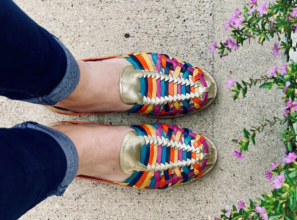 Lucia Mexican Leather Huaraches