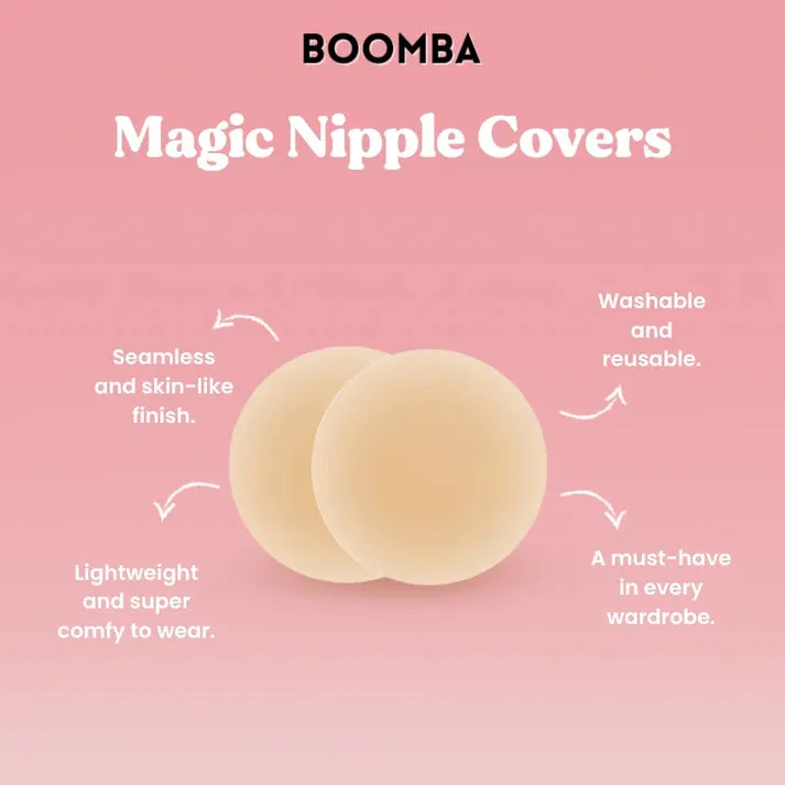 Magic Nipple Covers In Sand - Boomba