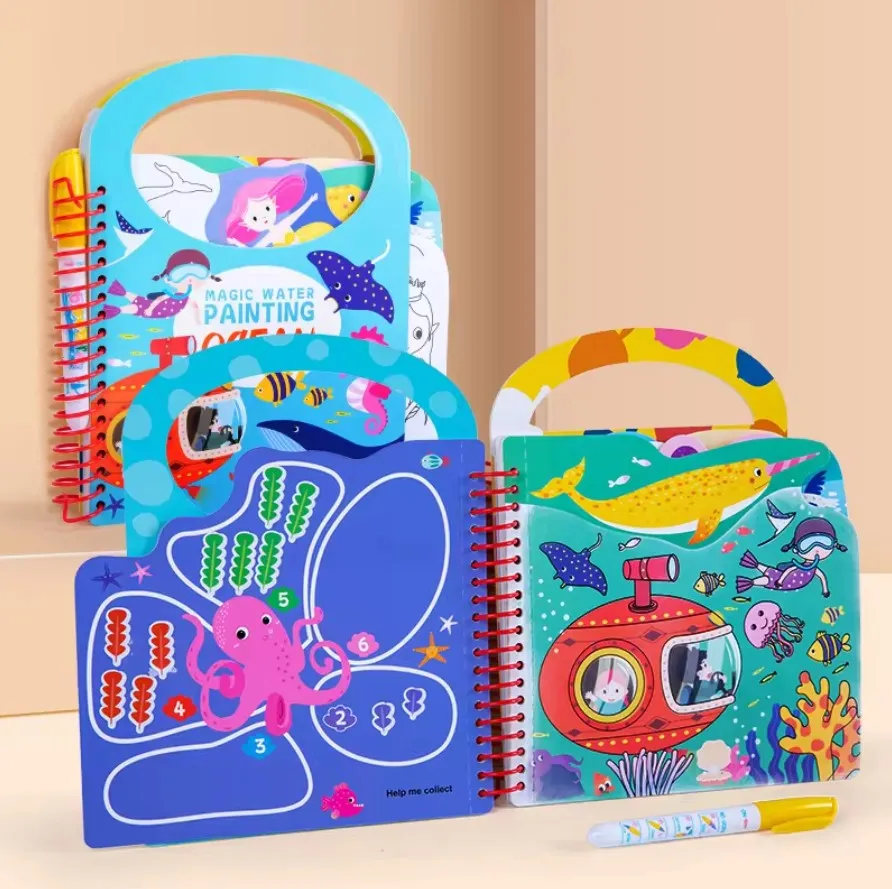 Magic Water Coloring & Activity Books For Kids