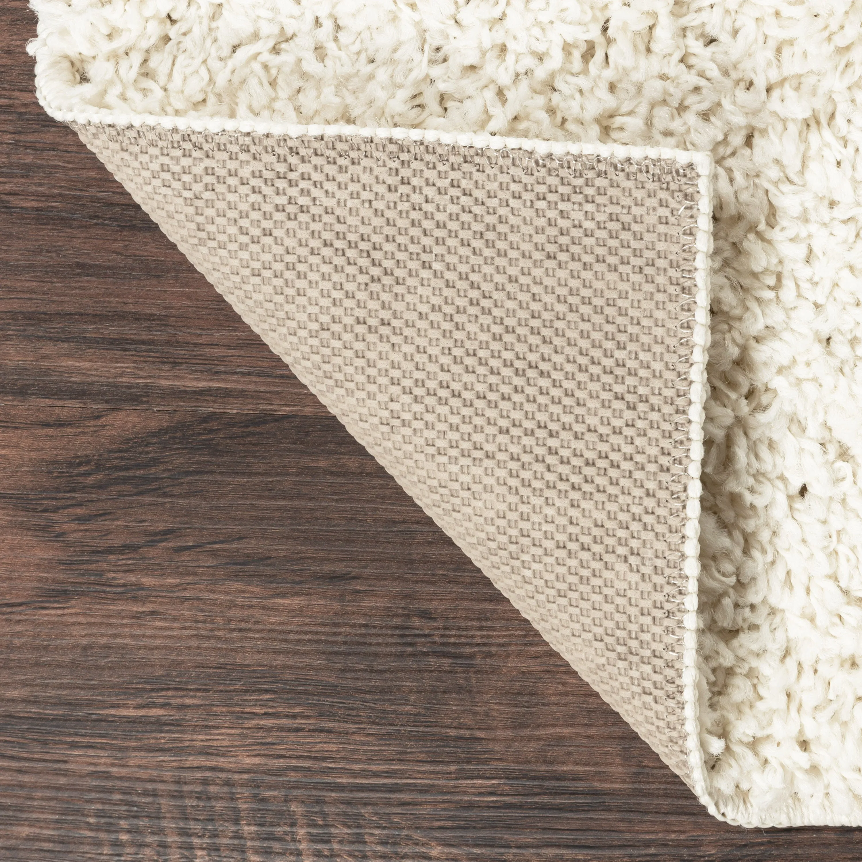 Mainstays Solid Casual Ivory Shag Area Rug, 2'6"X3'10"
