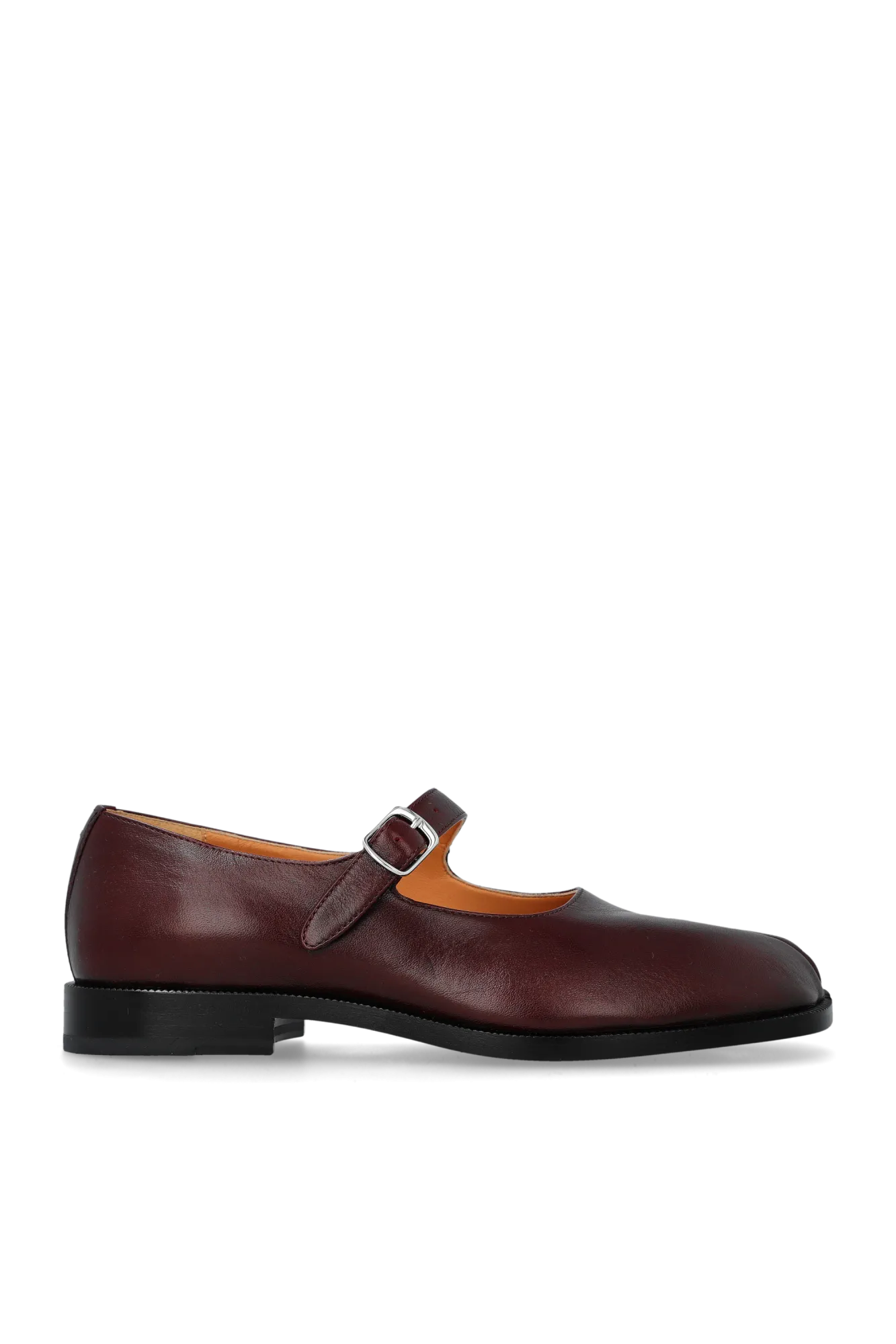 Maison Margiela Leather shoes in BURGUNDY - 38
