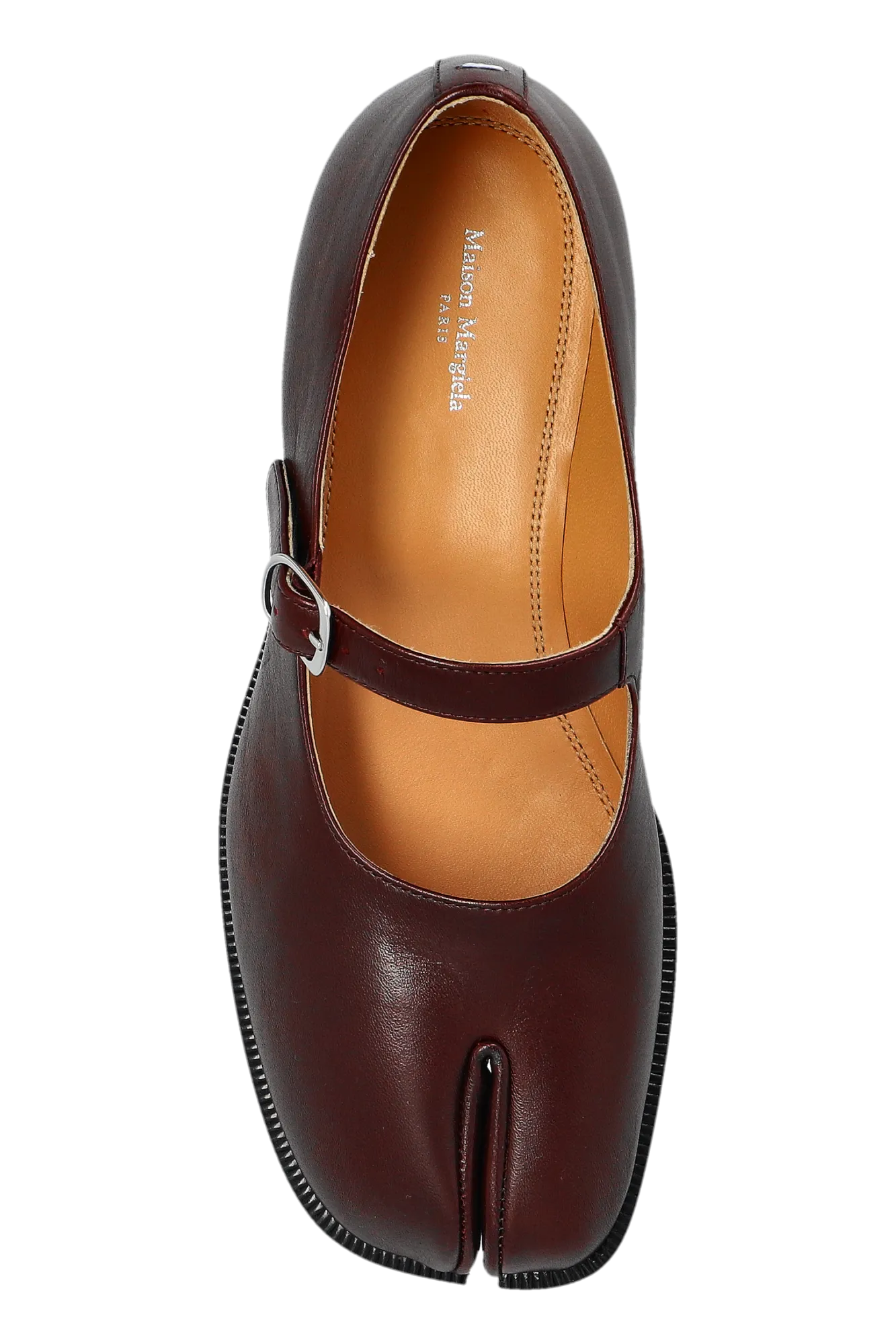 Maison Margiela Leather shoes in BURGUNDY - 38