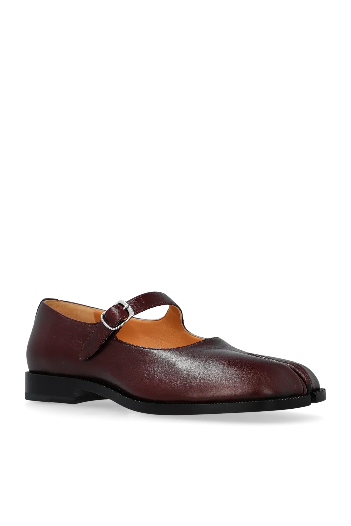 Maison Margiela Leather shoes in BURGUNDY - 38
