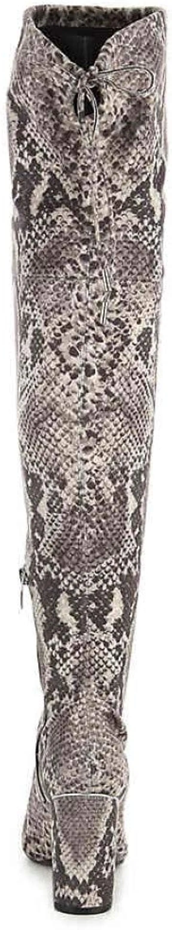 Marc Fisher Women's Shoes vany2 Almond Toe Knee High Cold, Grey, Size 7.0