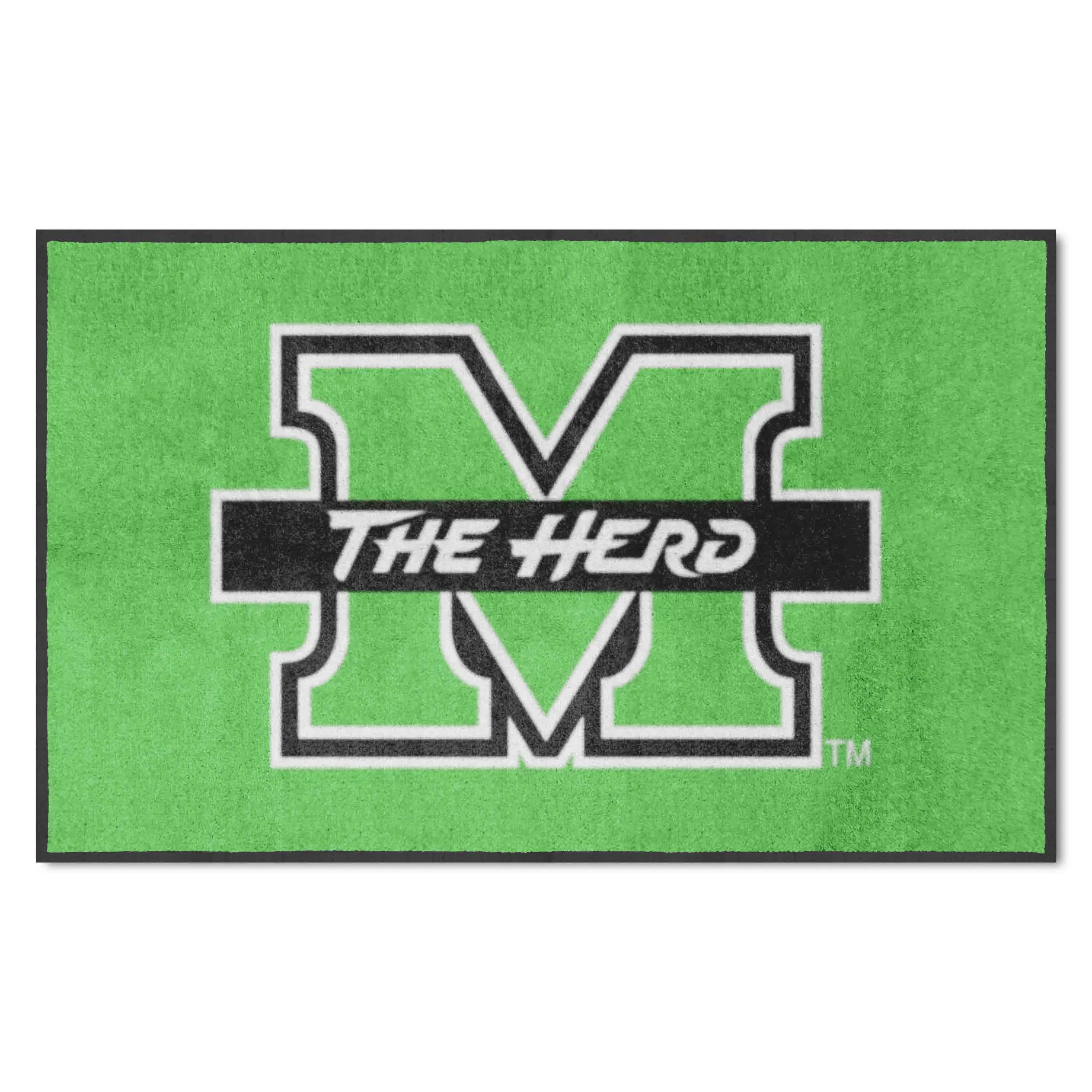 Marshall University 4X6 Logo Mat - Landscape