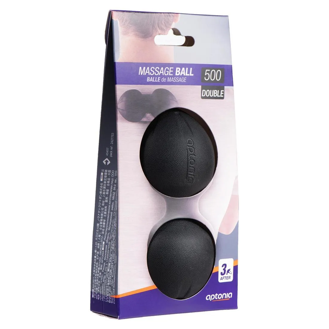 MASSAGE BALL 500 DOUBLE, PEANUT SHAPE