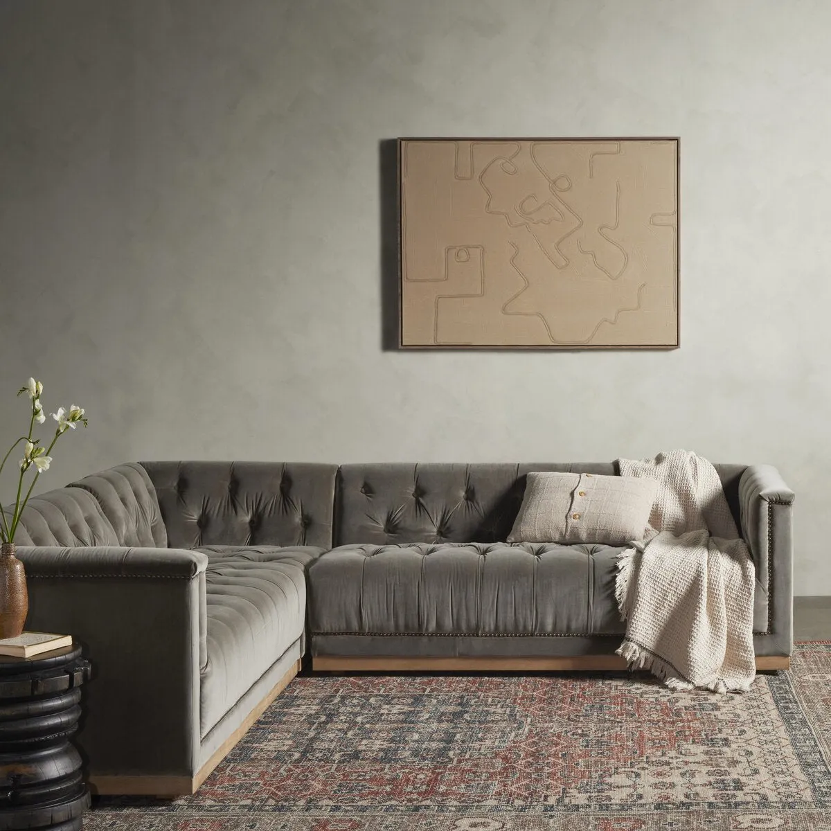Maxx 3-Piece Sectional, Sapphire Birch
