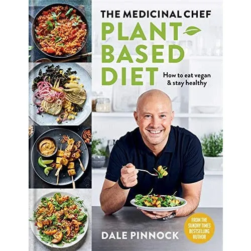 Medicinal Chef,Whole Foods Plant-Based Diet,Plant-Based Diet Revolution 3 Books Collection Set