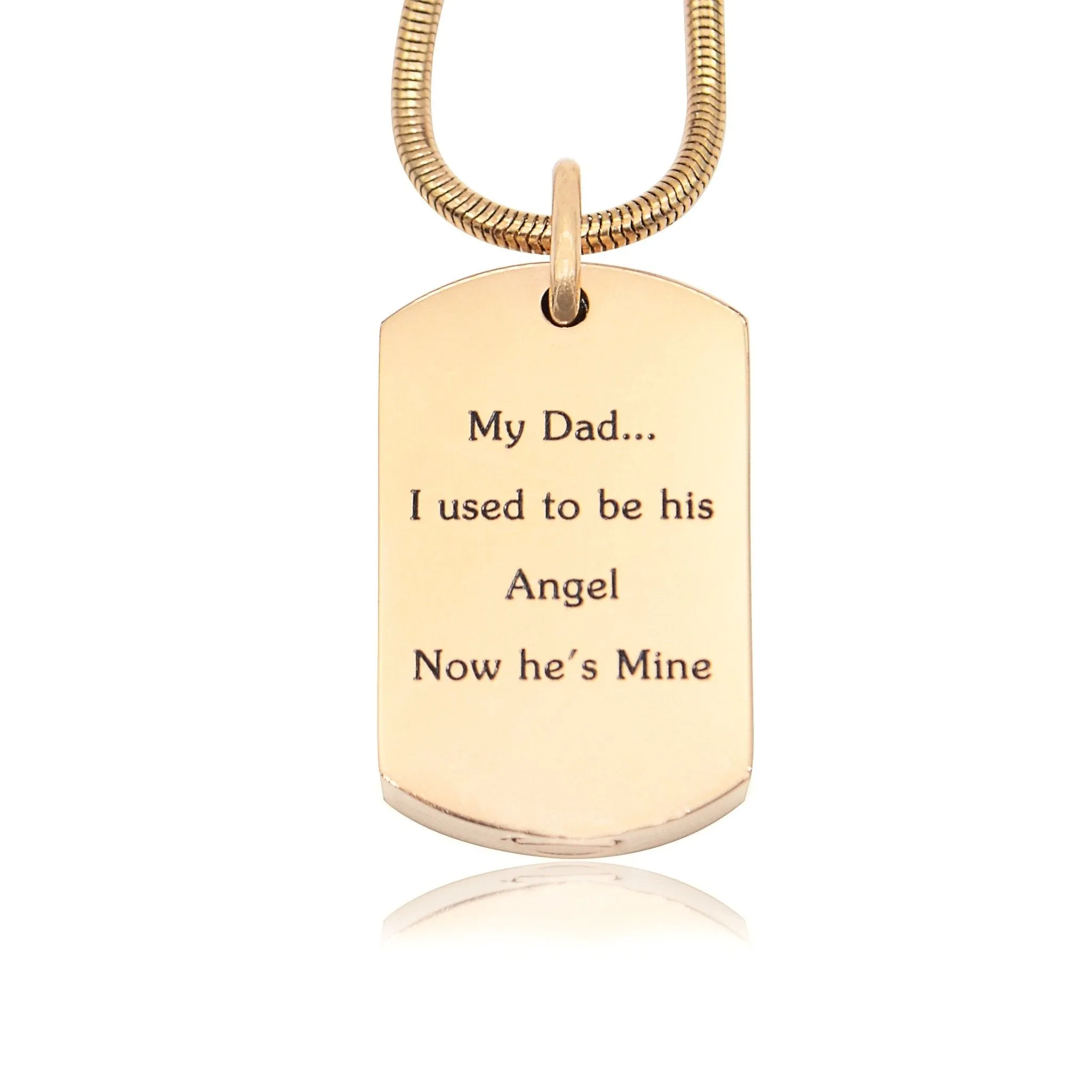 Memory Tag Cremation Necklace