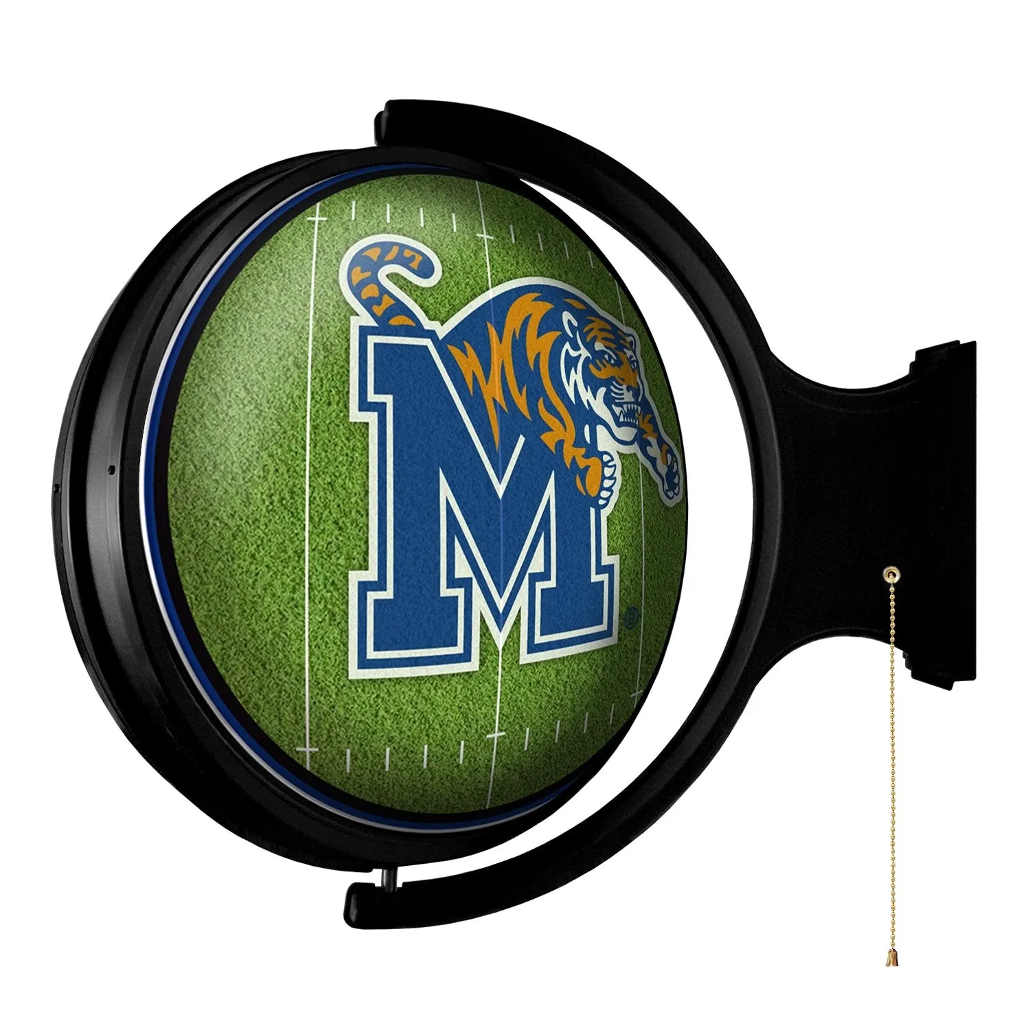 Memphis Tigers: On the 50 - Original Round Rotating Lighted Wall Sign