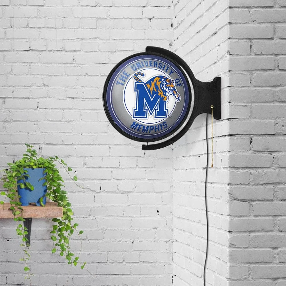 Memphis Tigers: Original Round Rotating Lighted Wall Sign