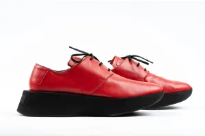 Men - Red Leather
