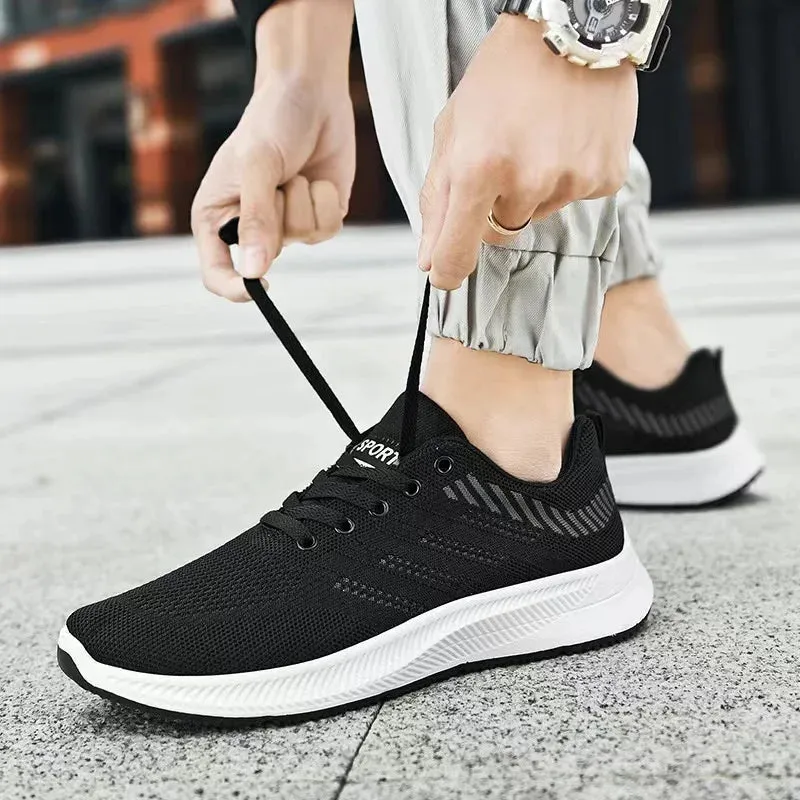 Men Vulcanized Walking Running Shoes Unisex Casual Sneakers