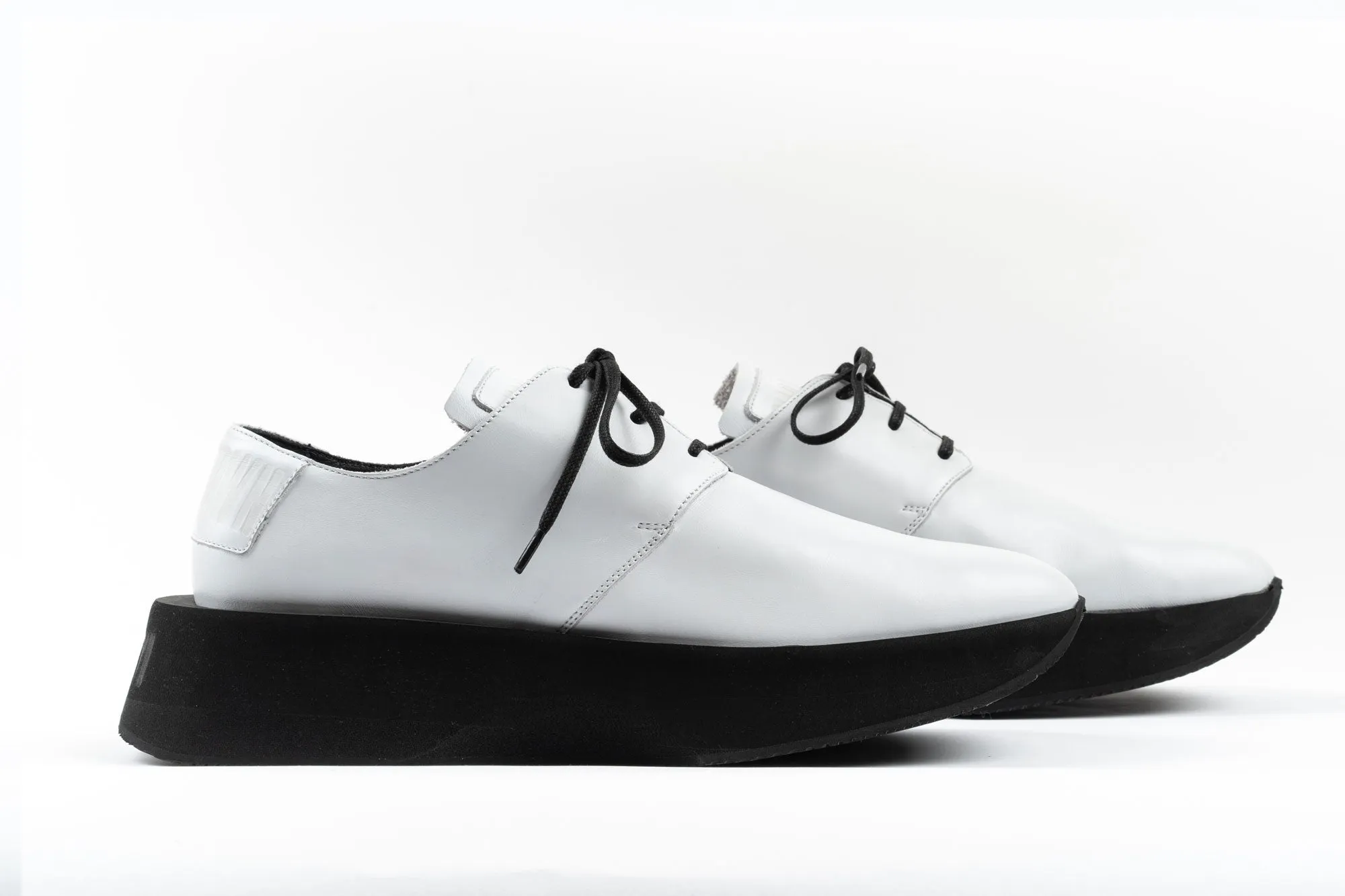 Men - White Leather