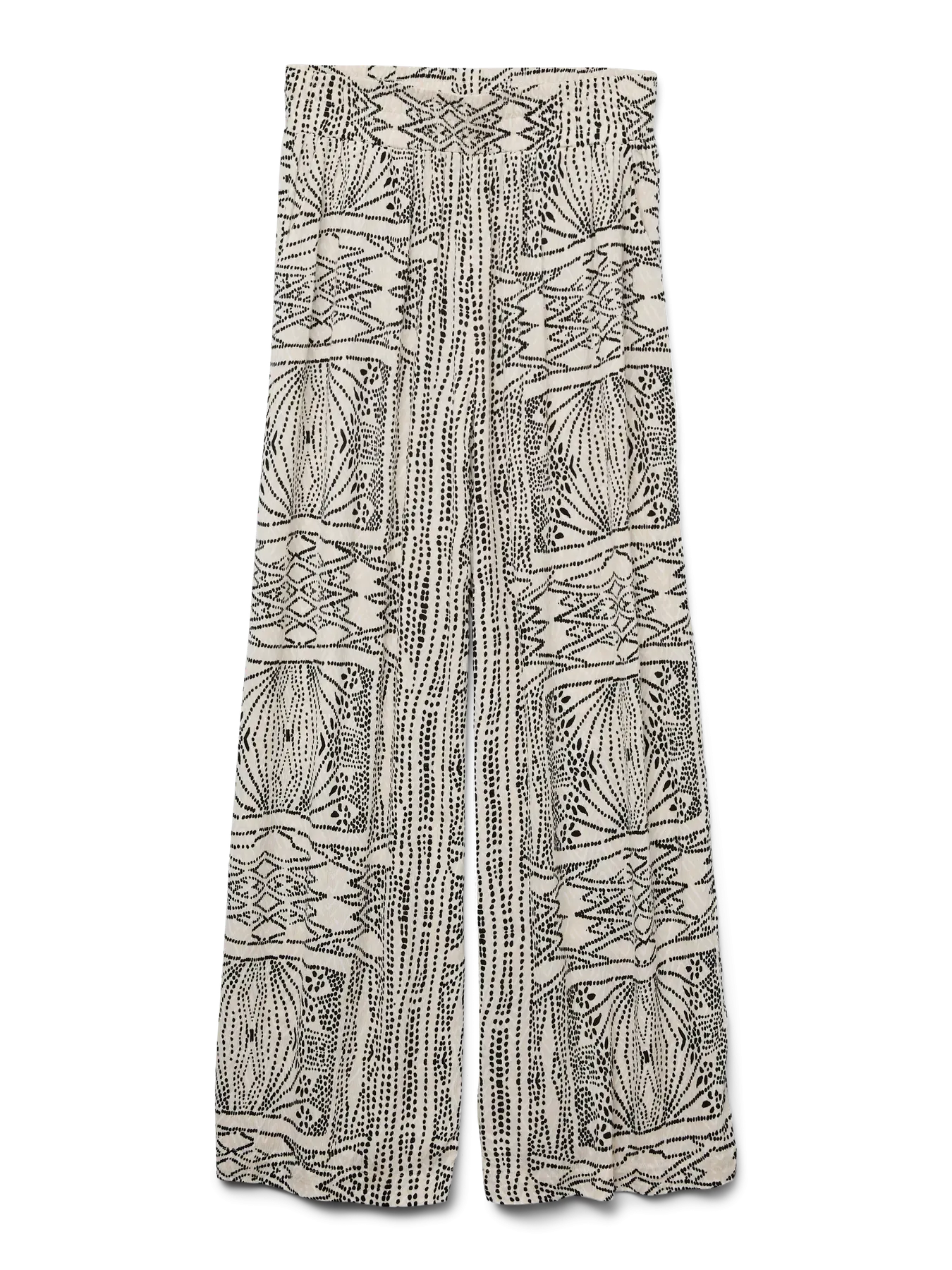 Menny Print Wide Leg Trousers