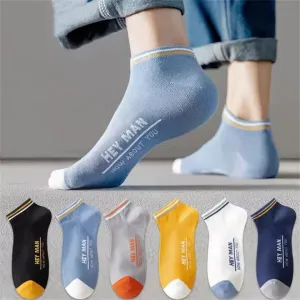 Mens Antibacterial Short Socks (Set of 5)
