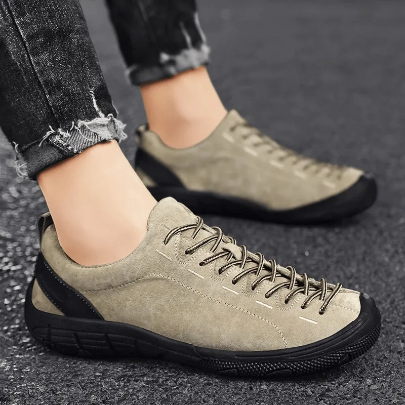 Men's Leather Walking Shoes