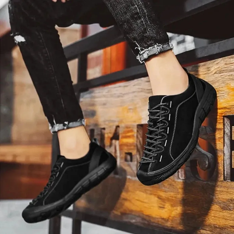 Men's Leather Walking Shoes