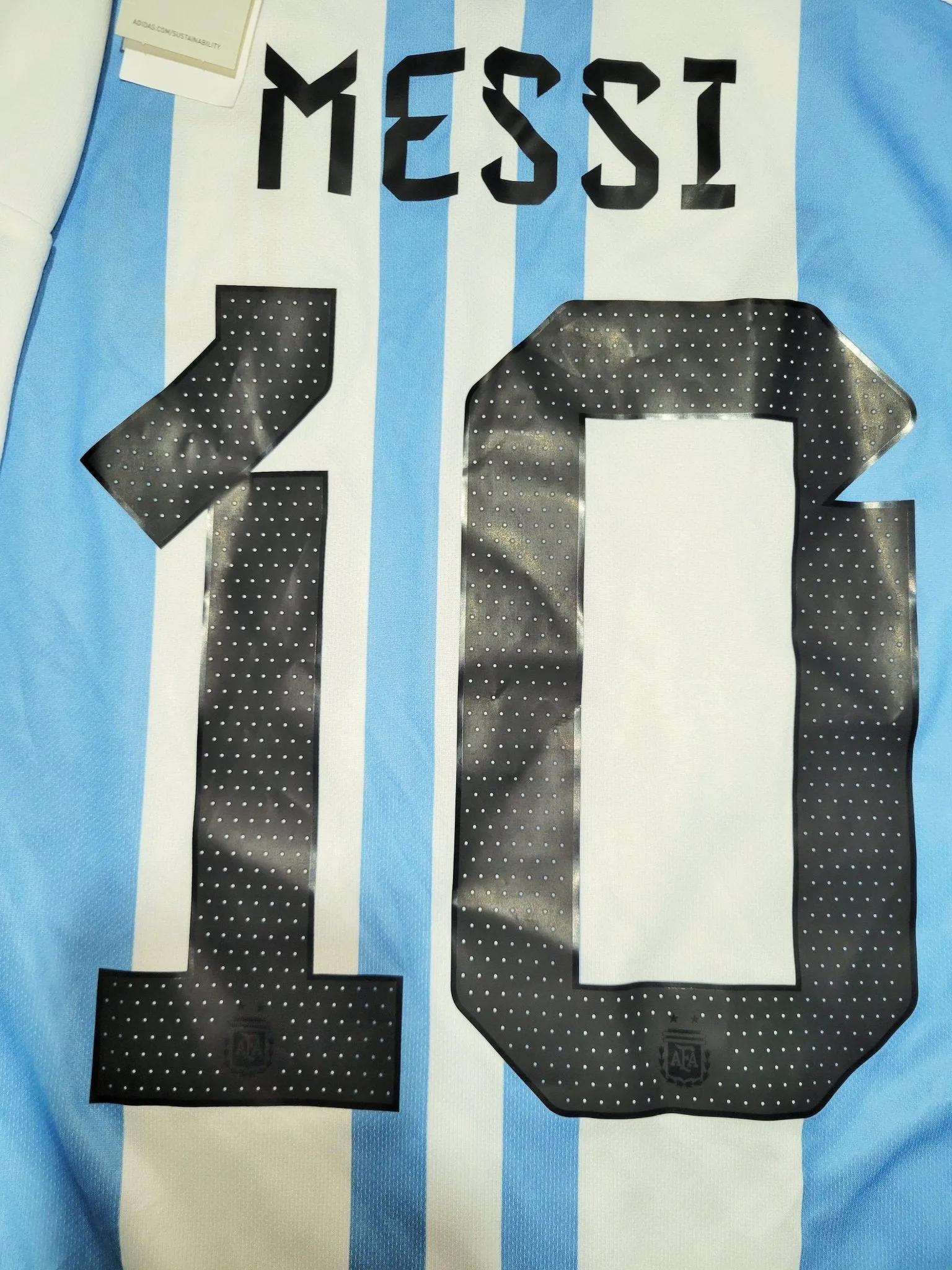 Messi Argentina 2022 WORLD CUP FINAL Home Soccer Jersey Shirt BNWT M SKU# HF2158