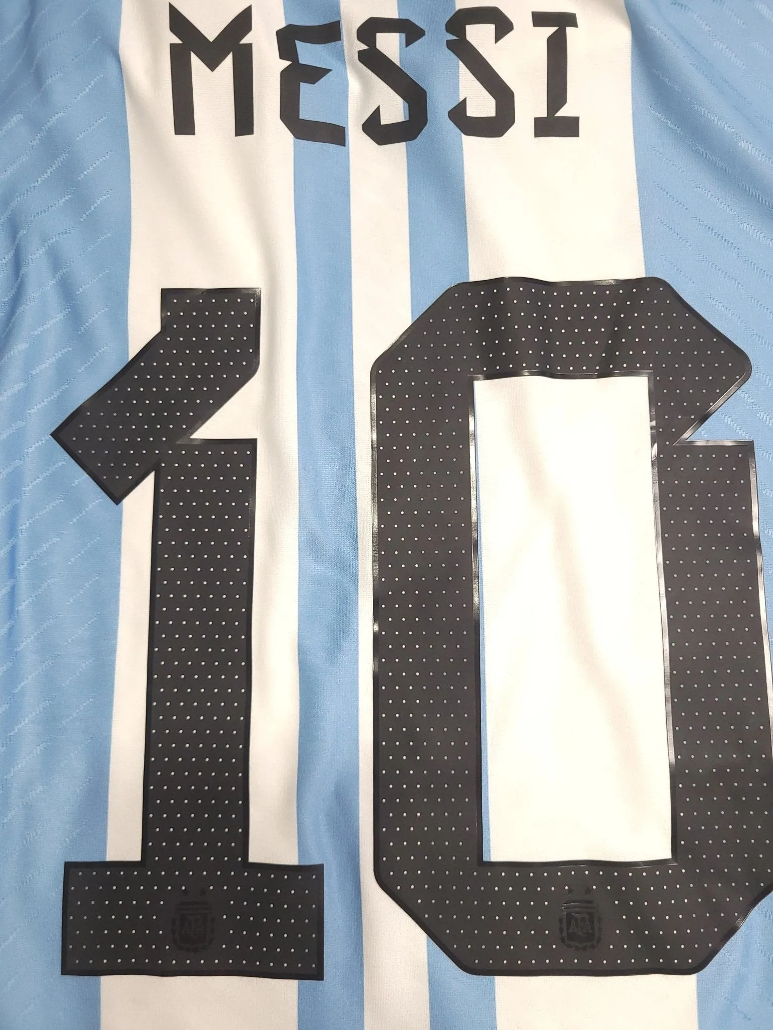 Messi Argentina 2022 WORLD CUP FINAL PLAYER ISSUE Home Soccer Jersey Shirt BNWT L SKU# HF2157