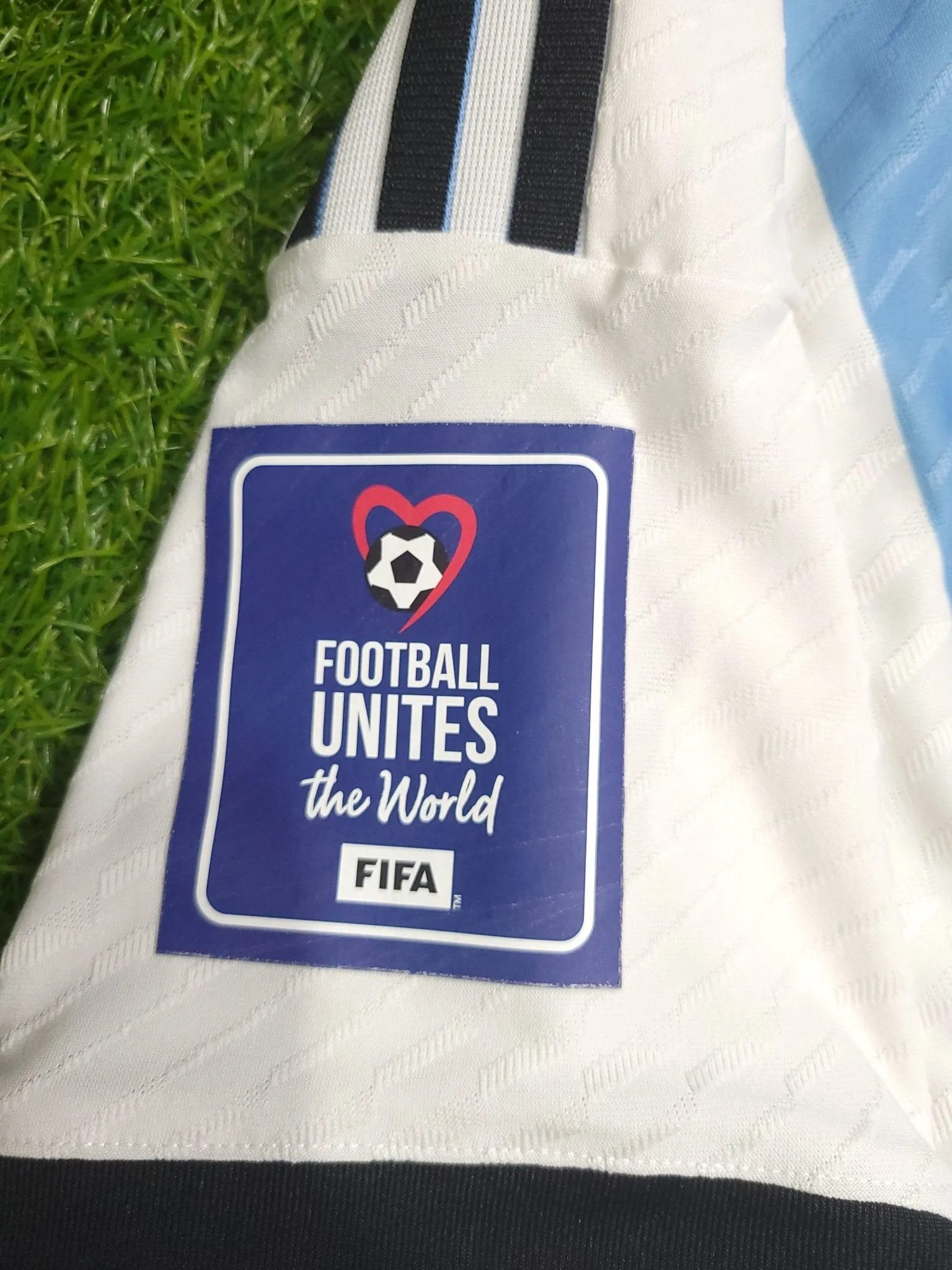 Messi Argentina 2022 WORLD CUP FINAL PLAYER ISSUE Home Soccer Jersey Shirt BNWT L SKU# HF2157