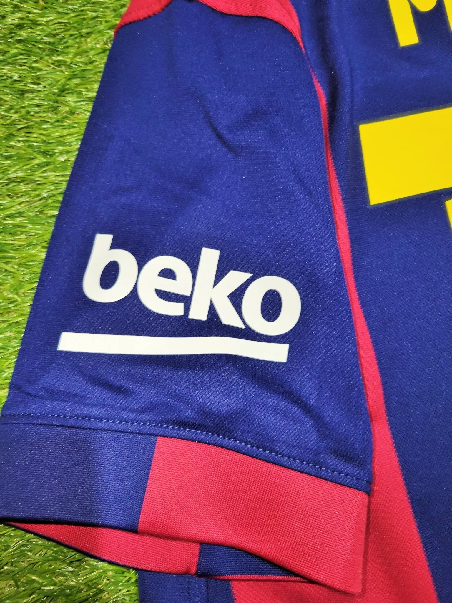 Messi Barcelona 2014 2015 COPA DEL REY FINAL TREBLE SEASON Soccer Home Jersey Shirt M SKU# 610594-422