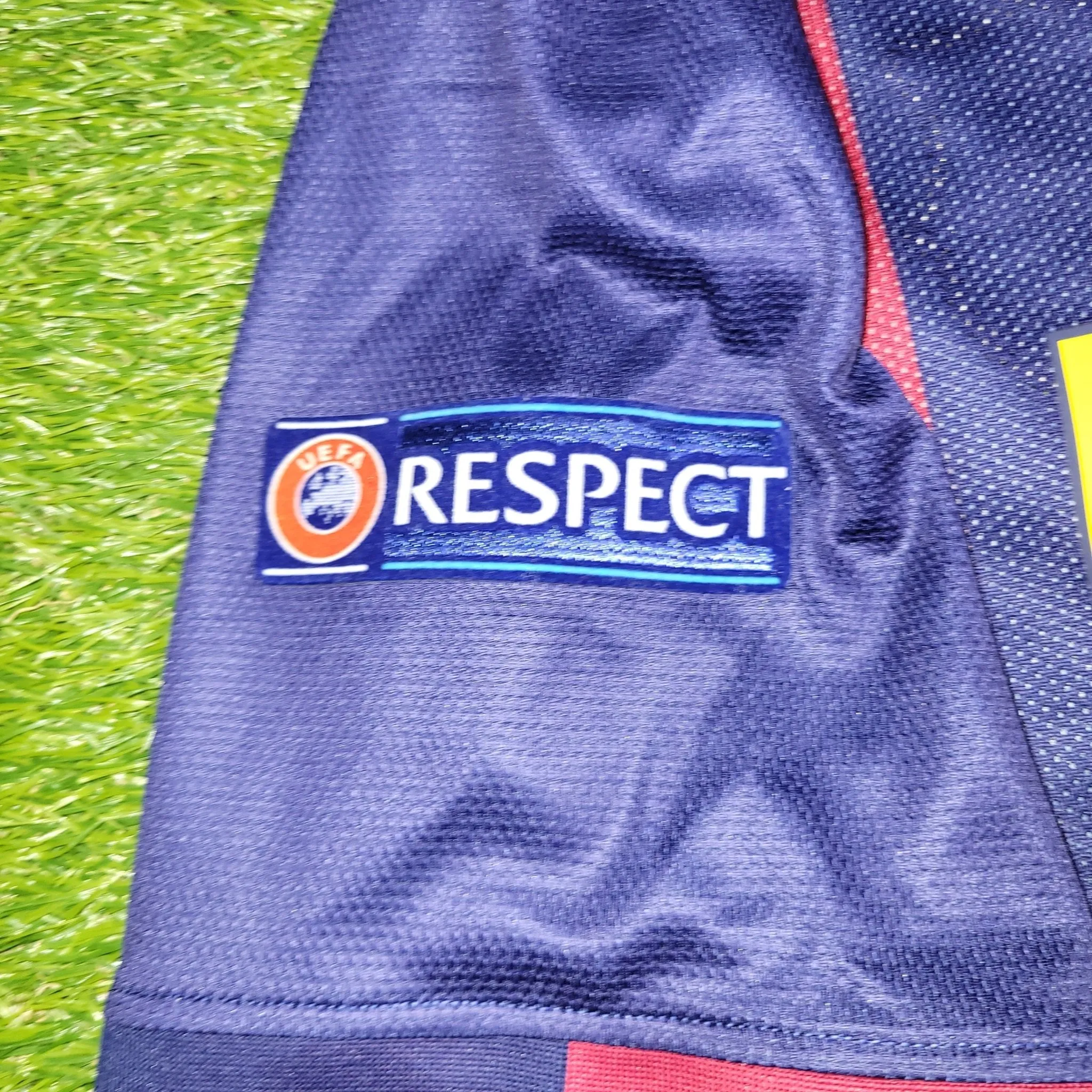 Messi Barcelona 2014 2015 TREBLE SEASON PLAYER ISSUE Soccer Jersey Shirt L SKU# 605328-422