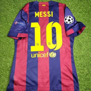 Messi Barcelona 2014 2015 TREBLE SEASON PLAYER ISSUE Soccer Jersey Shirt L SKU# 605328-422