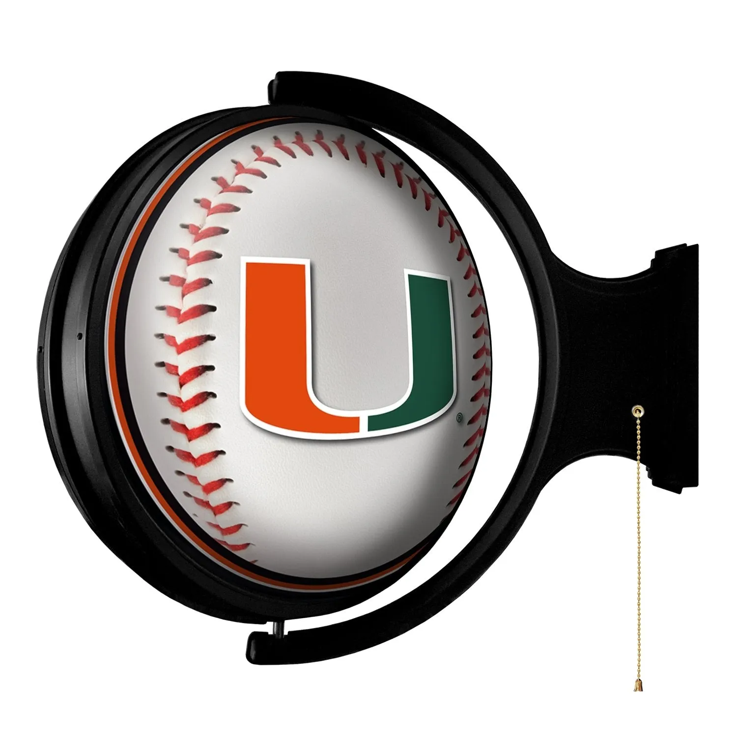 Miami Hurricanes: Baseball - Lighted Rotating Wall Sign