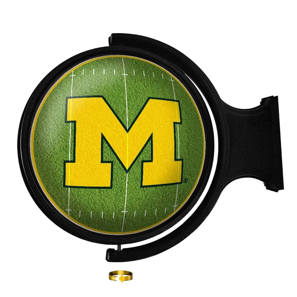 Michigan Wolverines: On the 50 - Rotating Lighted Wall Sign