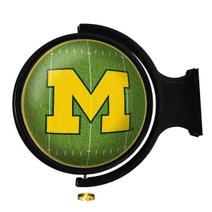 Michigan Wolverines: On the 50 - Rotating Lighted Wall Sign