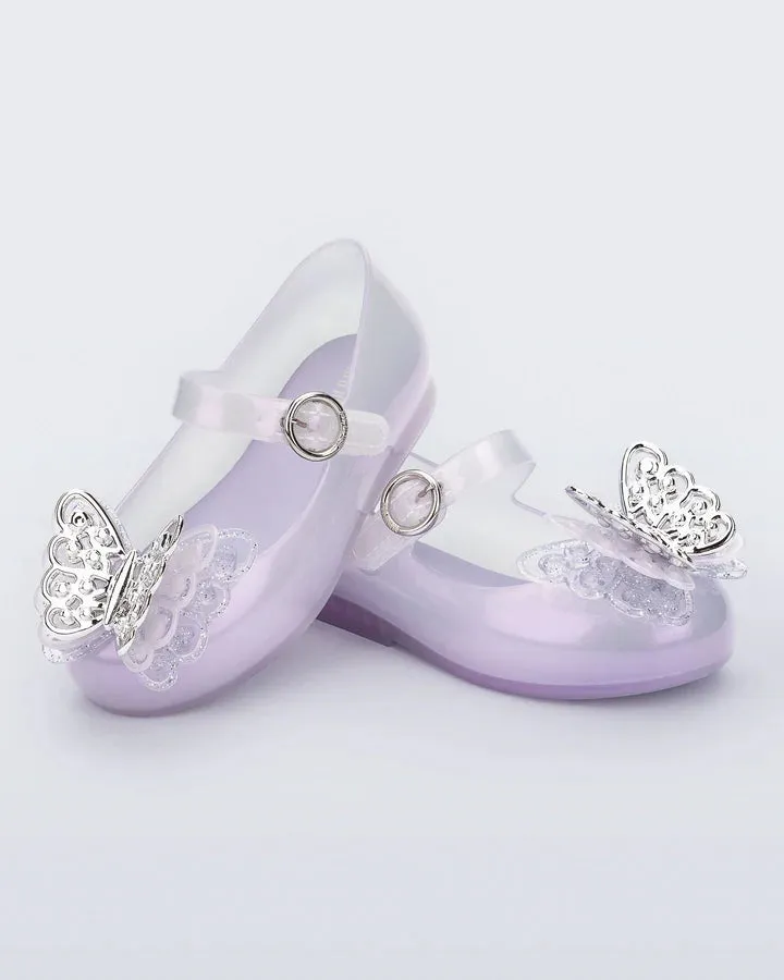 Mini Melissa Lilac Butterfly Shoes