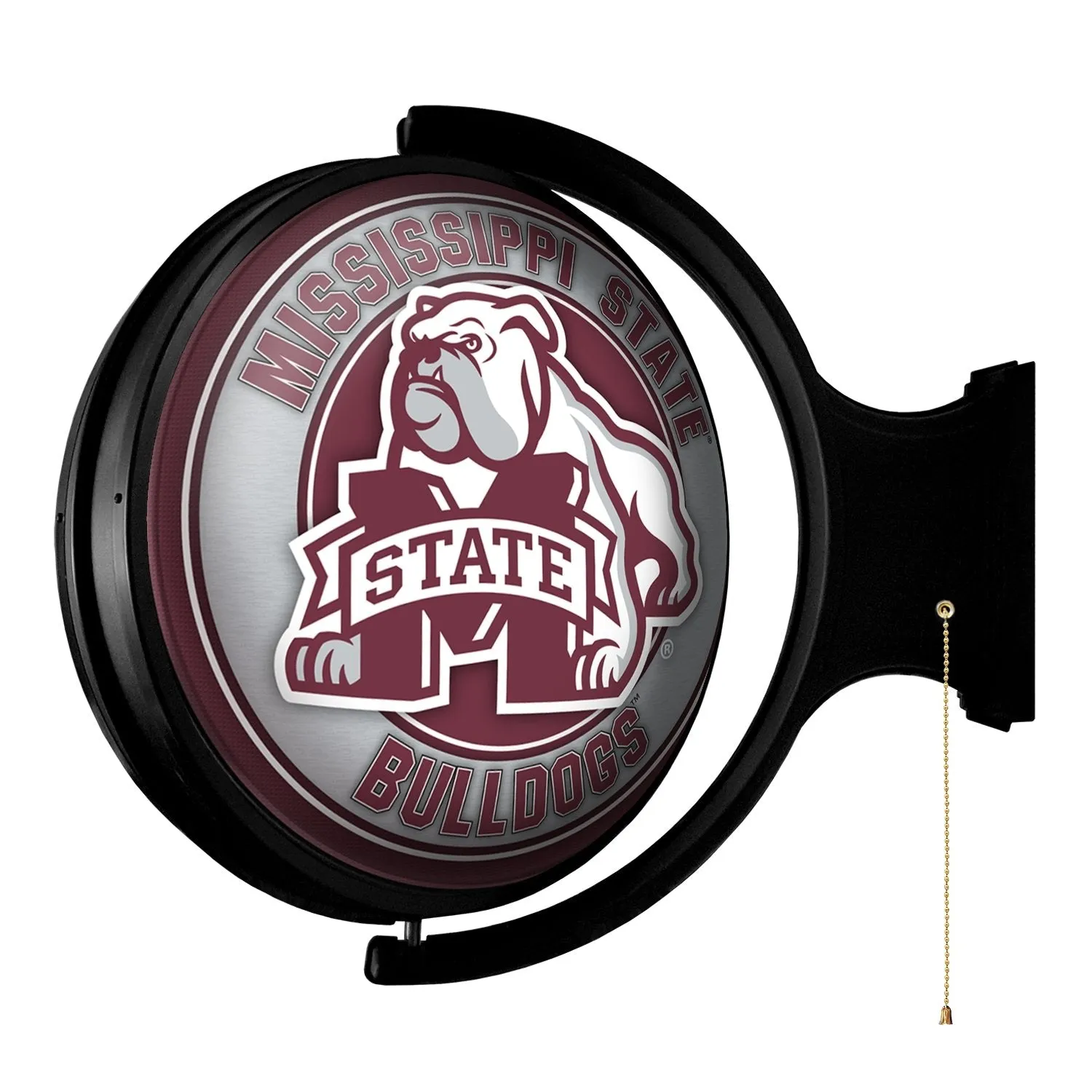 Mississippi State Bulldogs: Mascot - Original Round Rotating Lighted Wall Sign