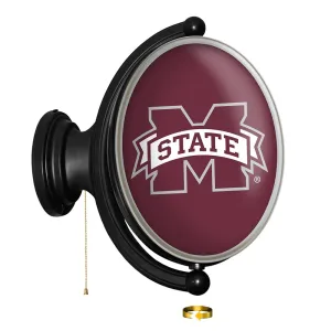 Mississippi State Bulldogs: Original Oval Rotating Lighted Wall Sign