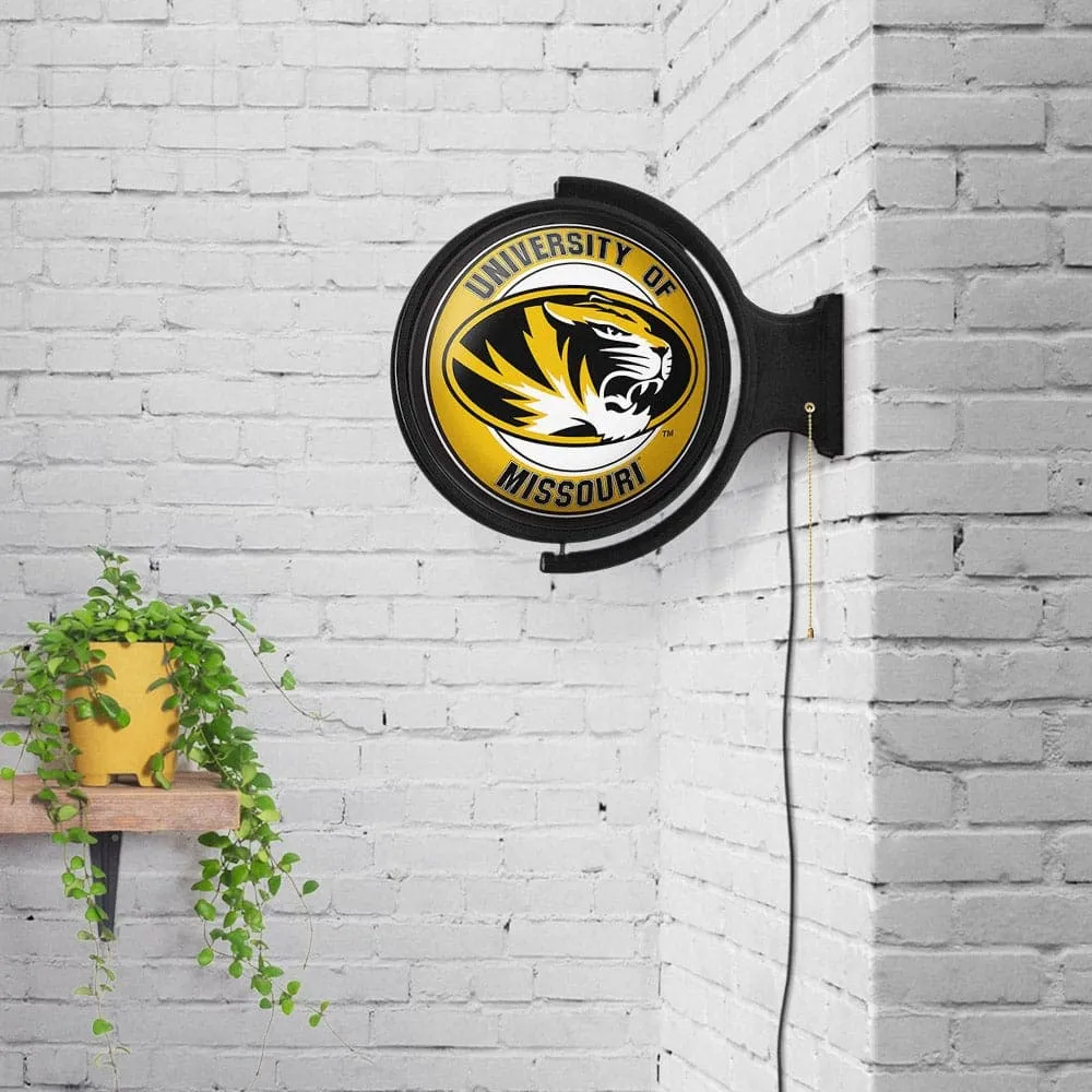 Missouri Tigers: Original Round Rotating Lighted Wall Sign