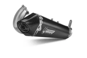 MIVV Slip-On Delta Race Black Stainless Steel Exhaust For DUCATI Panigale V2 | Streetfighter V2 2020 - 2022