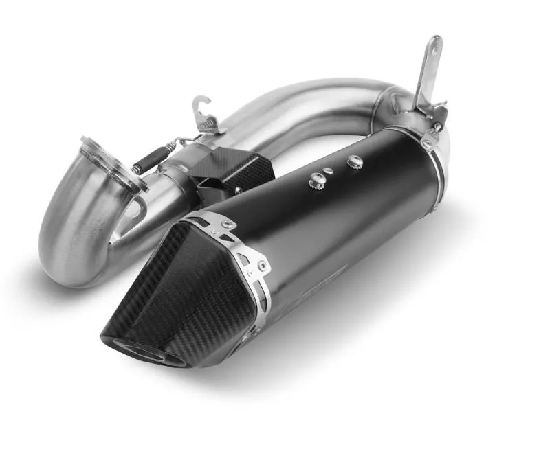 MIVV Slip-On Delta Race Black Stainless Steel Exhaust For DUCATI Panigale V2 | Streetfighter V2 2020 - 2022