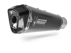 MIVV Slip-On Delta Race Black Stainless Steel Exhaust For KAWASAKI Z H2 / SE 2020 - 2022