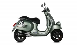 MIVV Slip-On Delta Race Black Stainless Steel Exhaust For PIAGGIO VESPA GTS 300 2008 - 2020