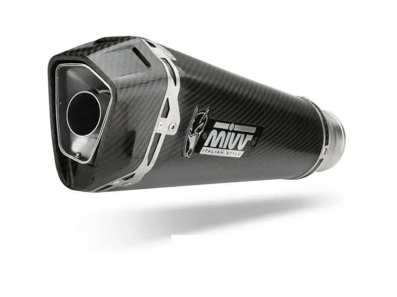 MIVV Slip-on Delta Race Carbon Exhaust For TRIUMPH 1050 SPEED TRIPLE R / S / RS 2018 - 2020