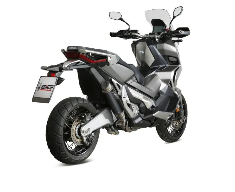 MIVV Slip-On GP Pro Black Stainless Steel Exhaust For HONDA X-ADV 750 2017 - 2022